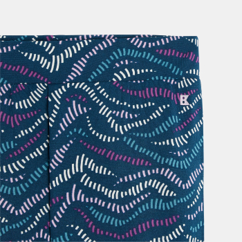 طماق رياضي مزين برسوم، باللون البنفسجي للفتيات